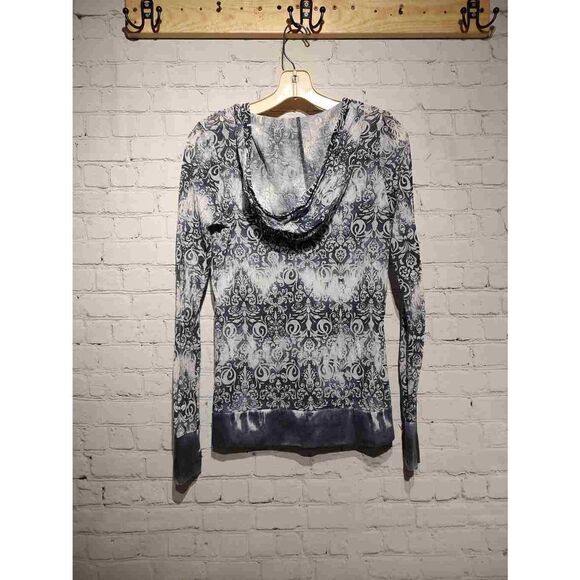 Maurices lightweight semi sheer hooded top small - Picture 3 of 5